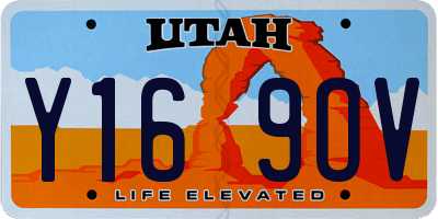 UT license plate Y169OV