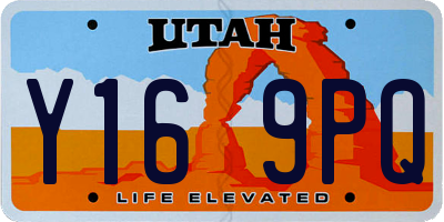 UT license plate Y169PQ