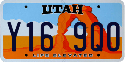 UT license plate Y169QO