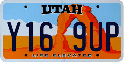 UT license plate Y169UP