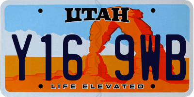 UT license plate Y169WB