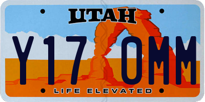 UT license plate Y170MM