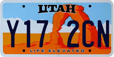 UT license plate Y172CN