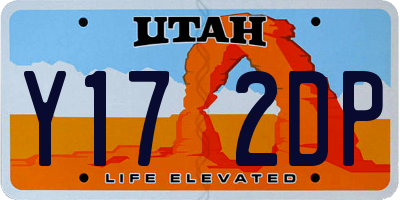 UT license plate Y172DP