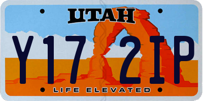 UT license plate Y172IP