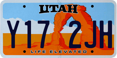 UT license plate Y172JH