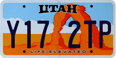 UT license plate Y172TP