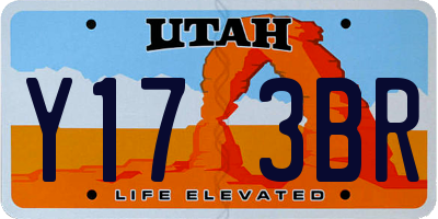UT license plate Y173BR