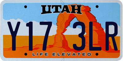 UT license plate Y173LR