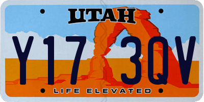 UT license plate Y173QV