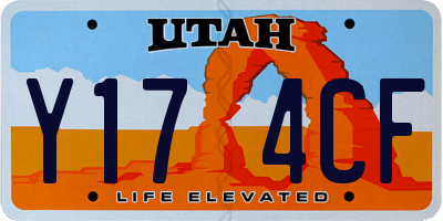 UT license plate Y174CF