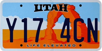 UT license plate Y174CN