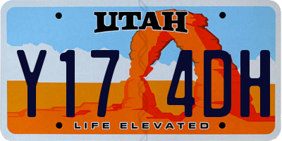 UT license plate Y174DH