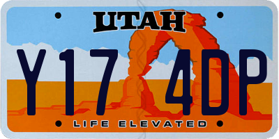 UT license plate Y174DP