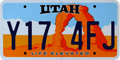 UT license plate Y174FJ