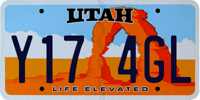 UT license plate Y174GL