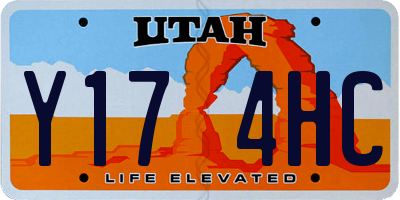UT license plate Y174HC