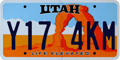 UT license plate Y174KM