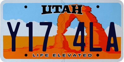UT license plate Y174LA