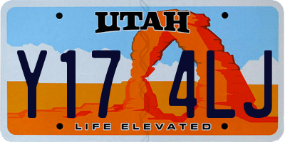 UT license plate Y174LJ