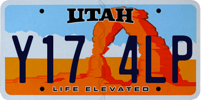 UT license plate Y174LP