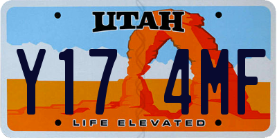 UT license plate Y174MF