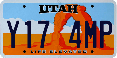 UT license plate Y174MP