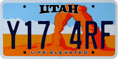 UT license plate Y174RF