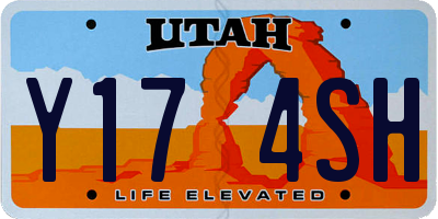 UT license plate Y174SH