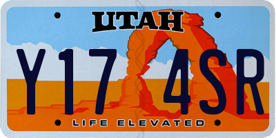 UT license plate Y174SR