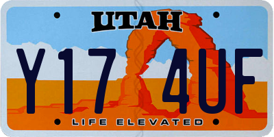 UT license plate Y174UF