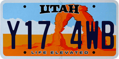 UT license plate Y174WB