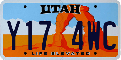 UT license plate Y174WC