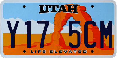 UT license plate Y175CM