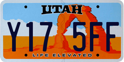 UT license plate Y175FF