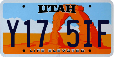 UT license plate Y175IF
