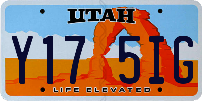 UT license plate Y175IG