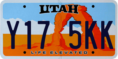 UT license plate Y175KK