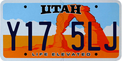 UT license plate Y175LJ