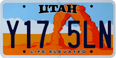 UT license plate Y175LN