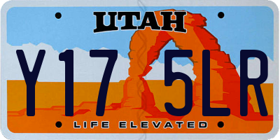 UT license plate Y175LR