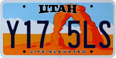 UT license plate Y175LS