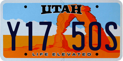 UT license plate Y175OS