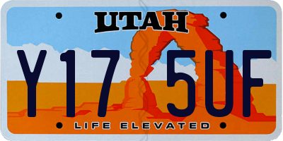 UT license plate Y175UF