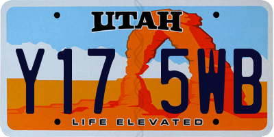 UT license plate Y175WB
