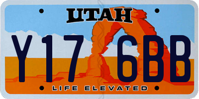 UT license plate Y176BB