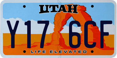 UT license plate Y176CF