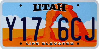 UT license plate Y176CJ