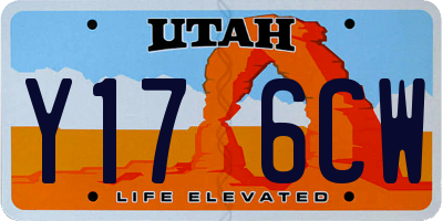 UT license plate Y176CW