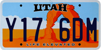 UT license plate Y176DM